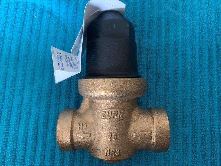 New in Box Zurn Pressure Reducing Valve - Quantity 1