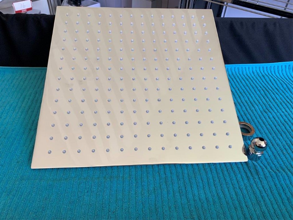 New in Box 350mm Square Shower Head - Qty 1