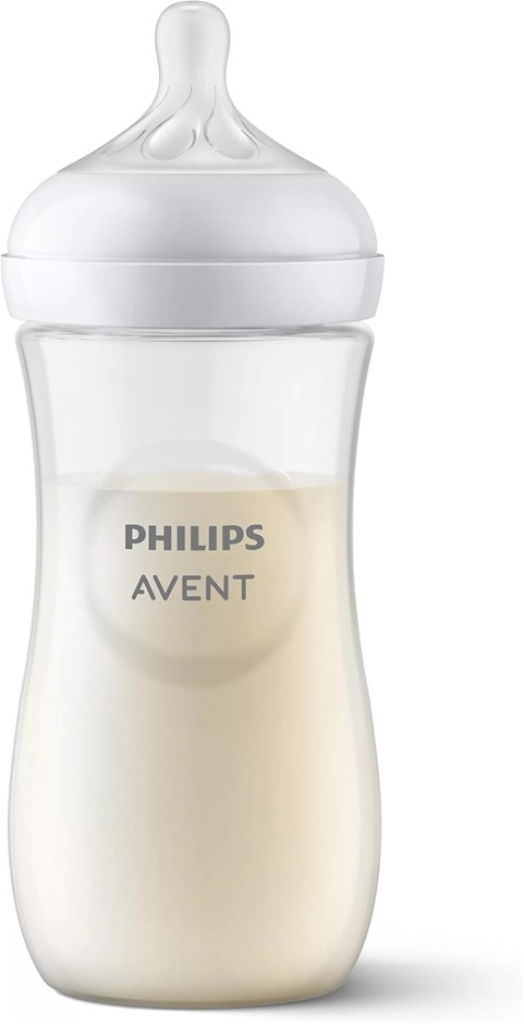 2 x PHILIPS Avent Natural Response Baby Bottles, 330ml, 2-Pack.
