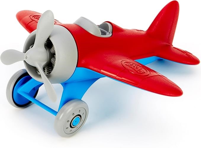 GREEN TOYS Airplane, Red, 22cm.