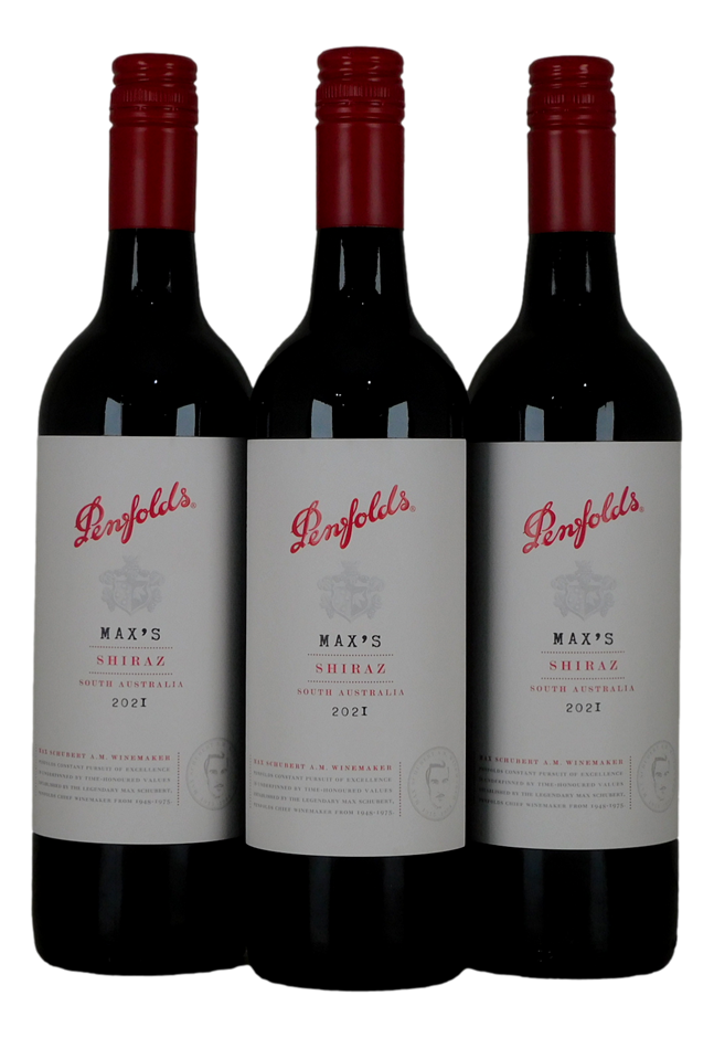 Penfolds Max's Shiraz 2021 (3x 750mL)
