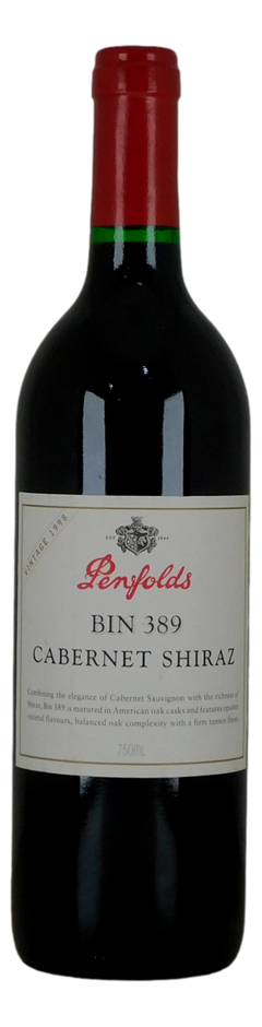 Penfolds Bin 389 Cabernet Shiraz 1998 (1x 750mL) SA.