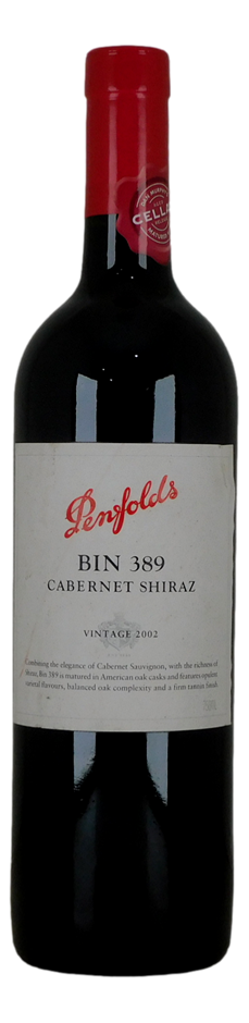 Penfolds Bin 389 Cabernet Shiraz 2002 (1x 750mL) SA.