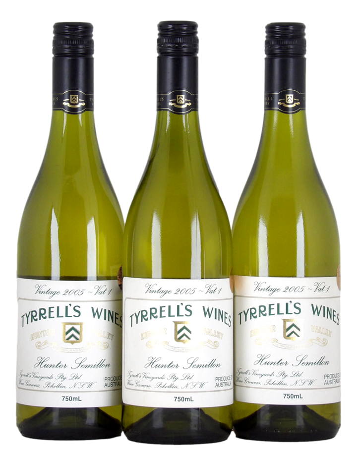 Tyrell’s Vat 1 Semillon 2005 (3x 750mL)