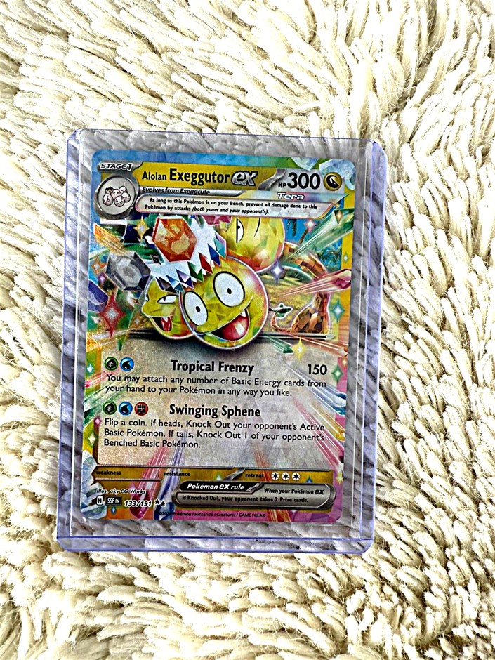 Alolan Exeggutor EX #133/191 – English – Double Rare (RR)
