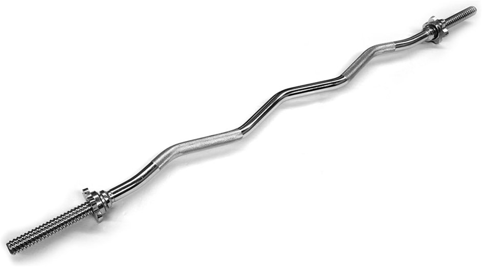 CORTEX Curl Bar Screw (Standard) 25mm Diameter Barbell for Weight Lifting,