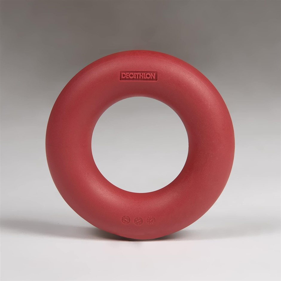 9 x DECATHLON Strong Resistance Handgrip Ring, Red.