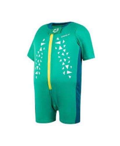 2 x SPEEDO Sea Squad Float Suit, Emerald, Size 2-3.