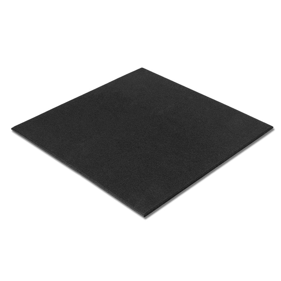 Commerical Gym Mat Tiles, 15mm - Rubber Gym Flooring (2 Pieces). NB: Sizing
