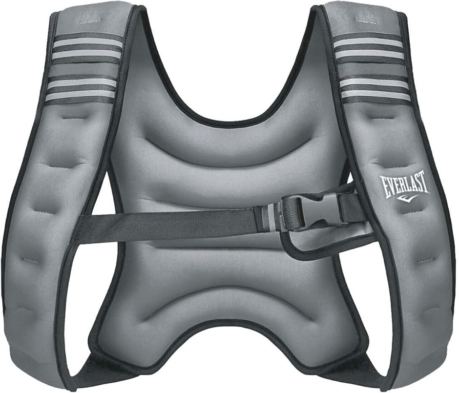 EVERLAST Weighted Vest, 4.5KGS, Grey. NB: Minor Use.