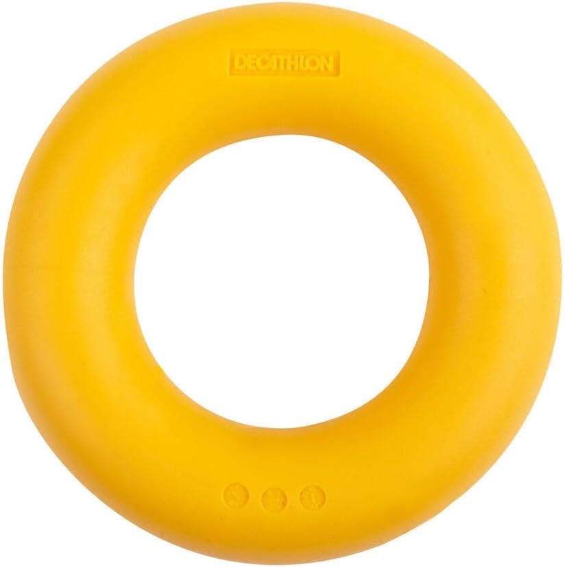 7 x Decathlon Medium Resistance Handgrip Ring, Orange
