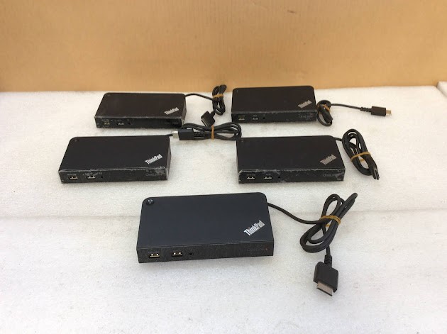 Lenovo ThinkPad OneLink+ Dock DU9047S1 Docking Station Black (Lot of 5)