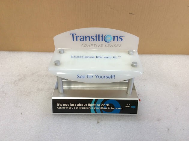 Transitions Adaptive Lenses Retail Point-of-Purchase Display