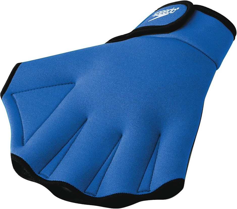 2 x SPEEDO Aqua Fitness Gloves, Size XL, Royal Blue.