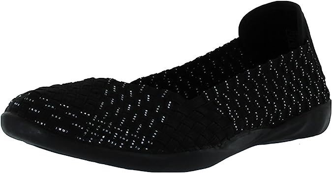 BERNIE MEV Women's Catwalk Ballet, Size EU36/ US 5, Black/Silver. Buyers N