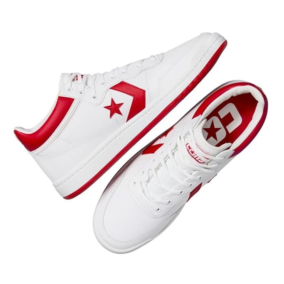 CONVERSE Unisex Fastbreak 83 Mid Leather Shoes Size: UK9.5 (M), 12 W, Whit