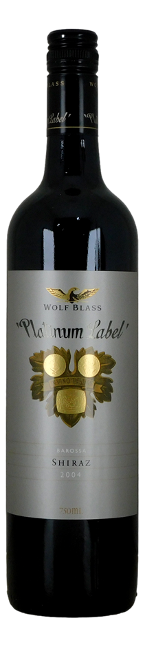 Wolf Blass Platinum Label Shiraz 2004 (1x 750mL)