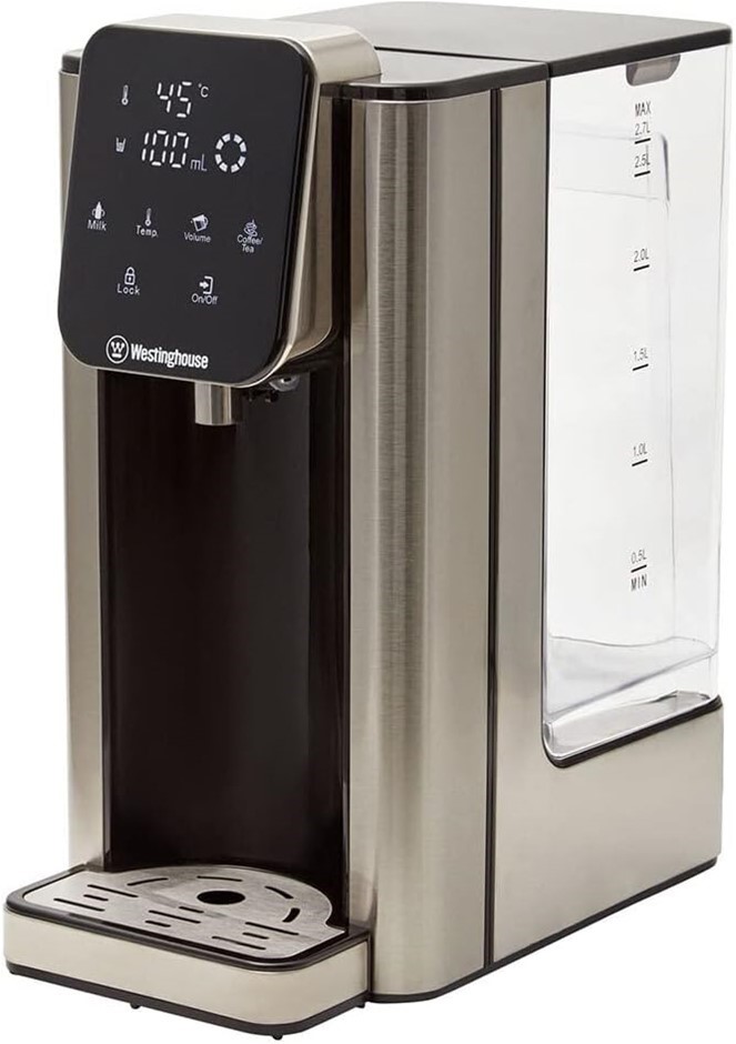 WESTINGHOUSE 2.7L Electric Instant Hot Water Dispenser/Boil LCD Stainless S