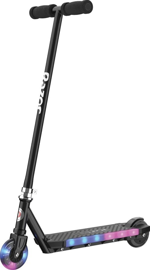 RAZOR Kick2Glow Eco-Friendly Light-Up Kick Scooter.