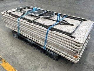 9 x Foldable Tables