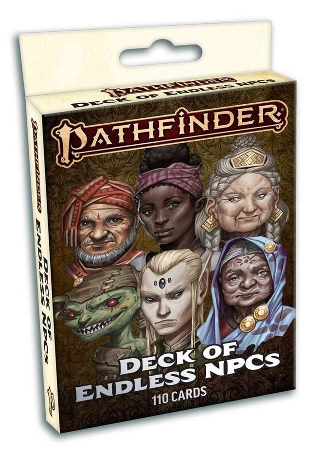 PATHFINDER Second Edition Deck of Endless NPCs Cards Deck (Paizo)