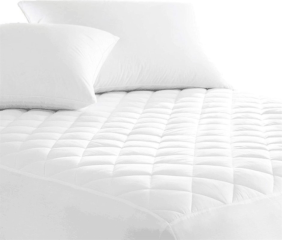 LUXOR Australian Made Fully Fitted Cotton Quilted Mattress Protector. Size: