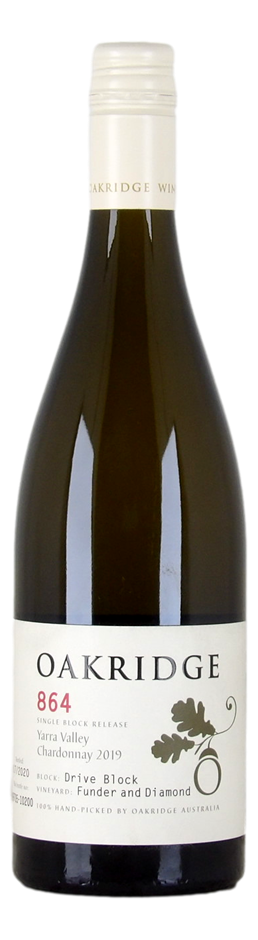 Oakridge 864 Chardonnay Drive Block 2019 (1x 750mL), Yarra Valley.