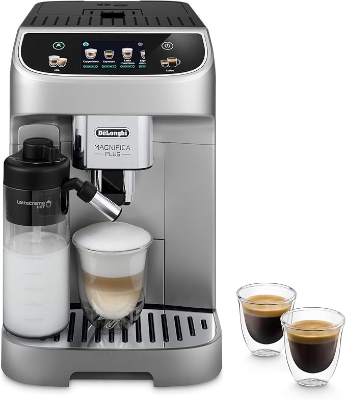 De'Longhi Magnifica Plus Fully Automatic Coffee Machine ECAM320.70.SB, Latt