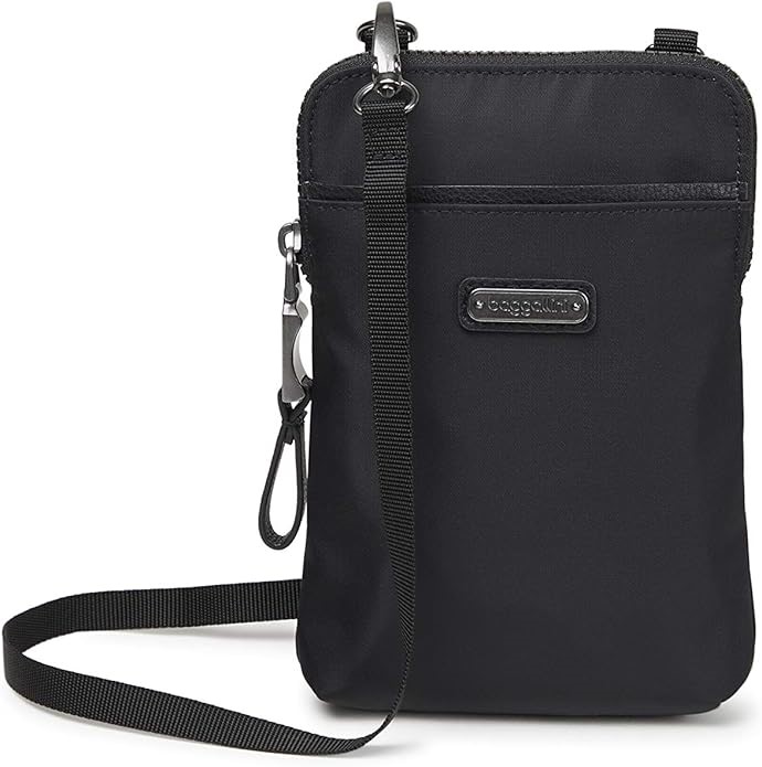 Baggallini Broadway Crossbody Bag, Black, One Size