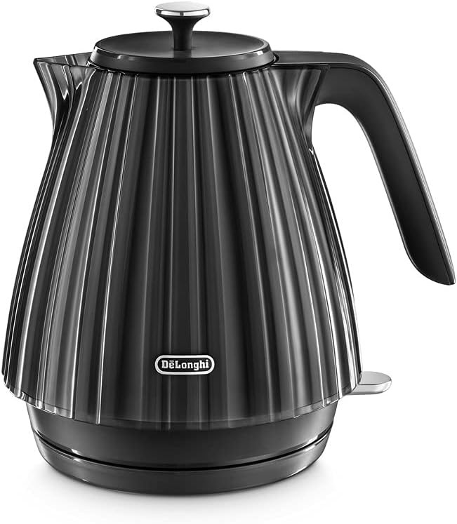 DE LONGHI Ballerina Electric Kettle, KBD2001.BK, 2000W, Black. NB: Has been