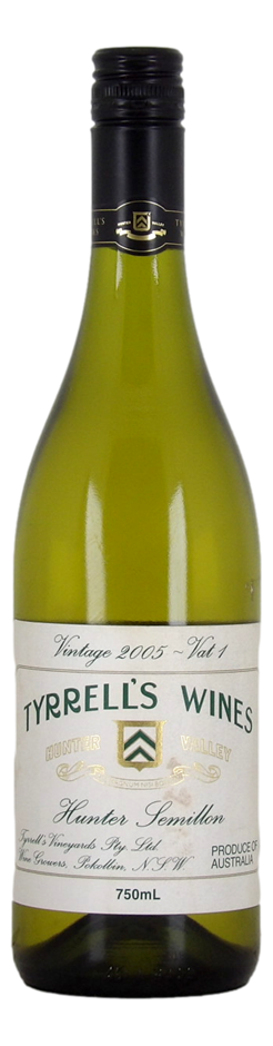Tyrell’s Vat 1 Semillon 2005 (1x 750mL), Hunter Valley.