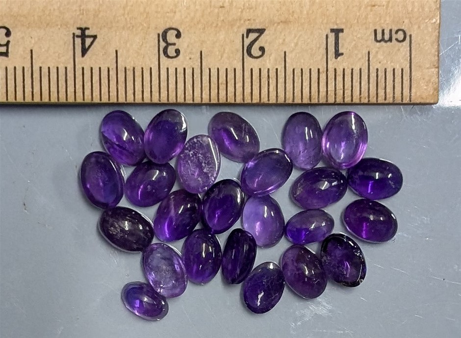 20 carats cabochon cut AMETHYST Gemstones