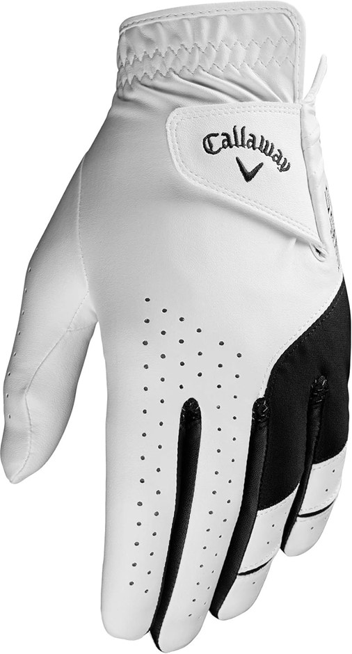 CALLAWAY Golf Men's Weather Spann Premium Japanese Synthetic Golf Glove, Si