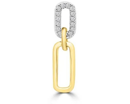 9K Yellow Gold 0.05ct HI I1 DIAMOND PENDANT