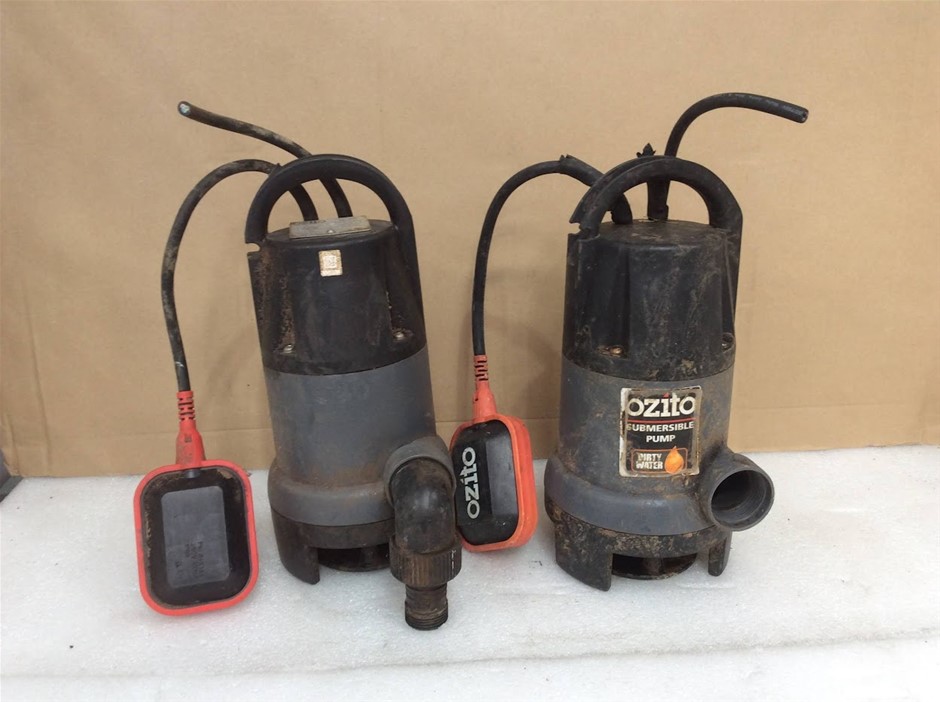 Ozito PSDW-350 Submersible Water Pump (Lot of 2)