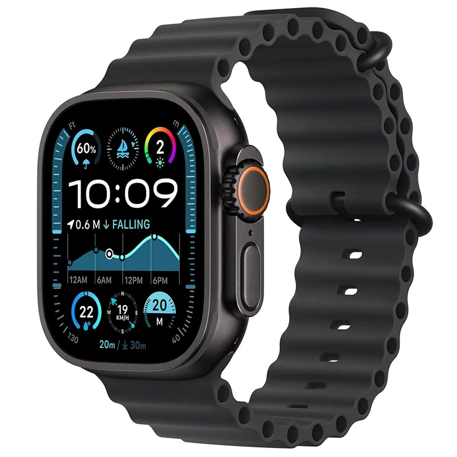 APPLE Watch Ultra 2 GPS + Cellular 49mm Black Titanium Case With Black Ocea