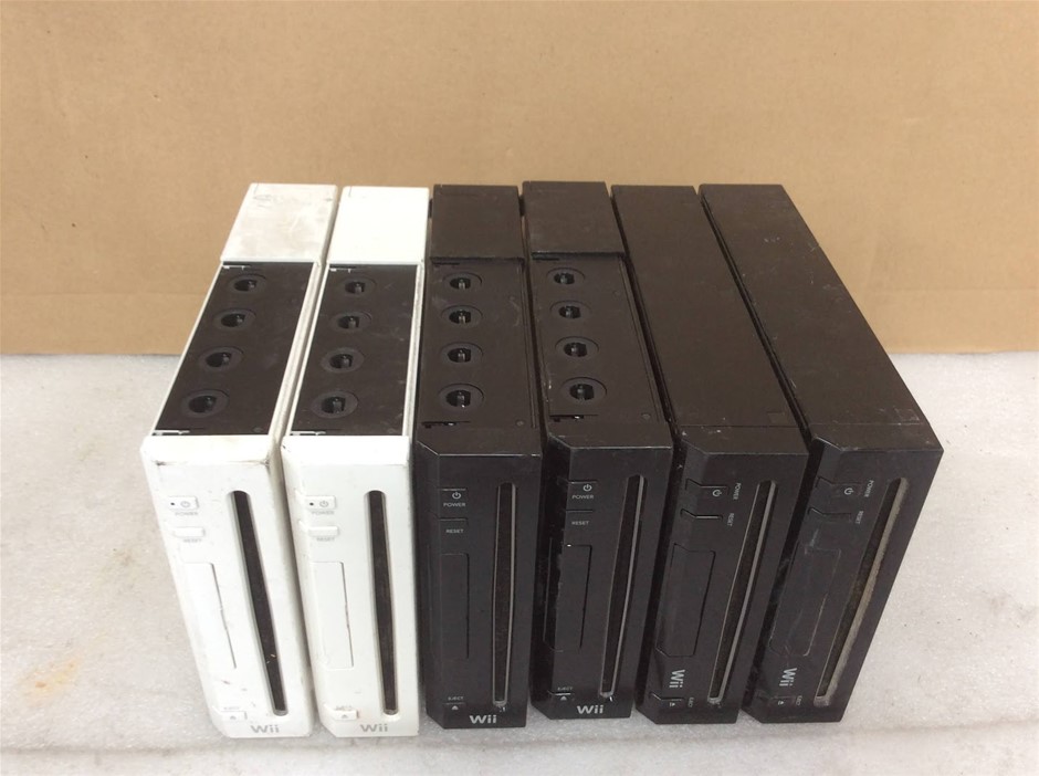 Nintendo Wii RVL-001 Game Console (Lot of 6)