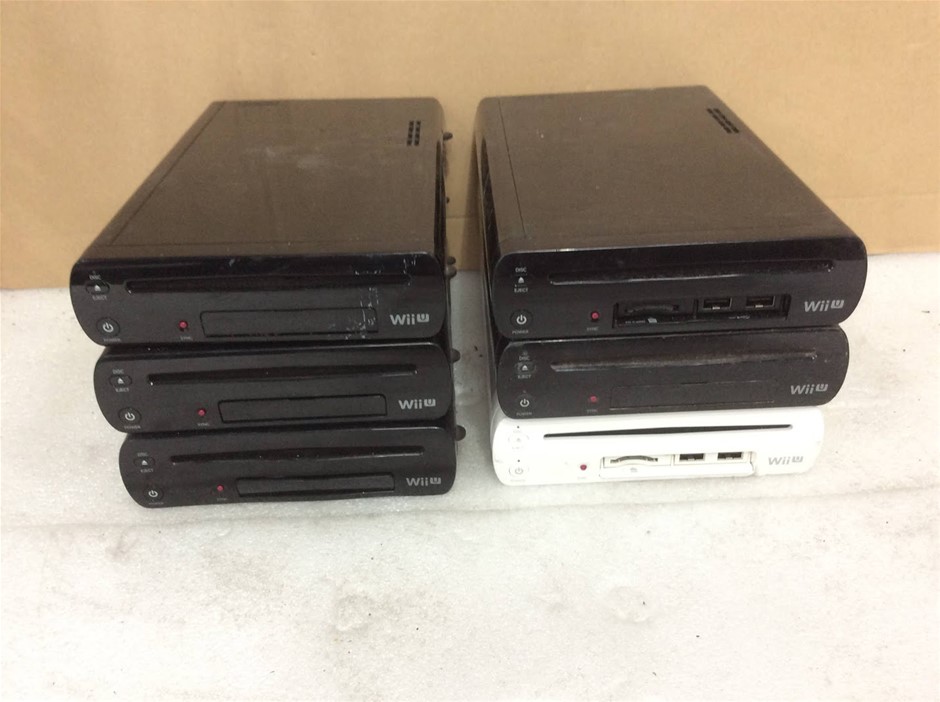 Nintendo Wii U WUP-001 Game Console (Lot of 6)