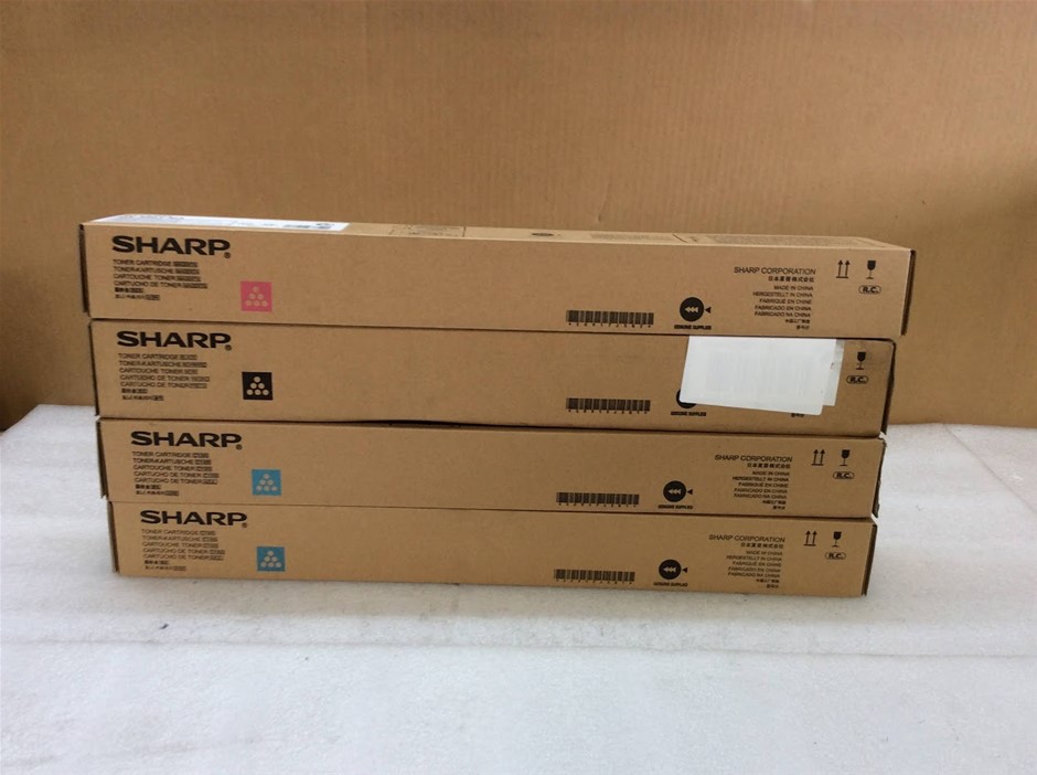 Sharp Series Toner Cartridge - New (Lot of 4)