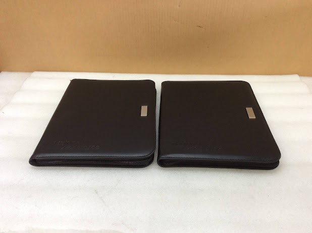Mix A4 Leather Conference Folder (Lot of 2)
