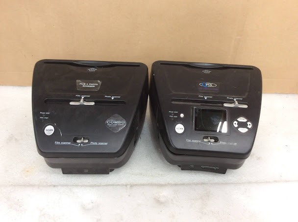 Qpix PS970/Unknown Brand PS900 Film & Photo Scanner (Lot of 2)