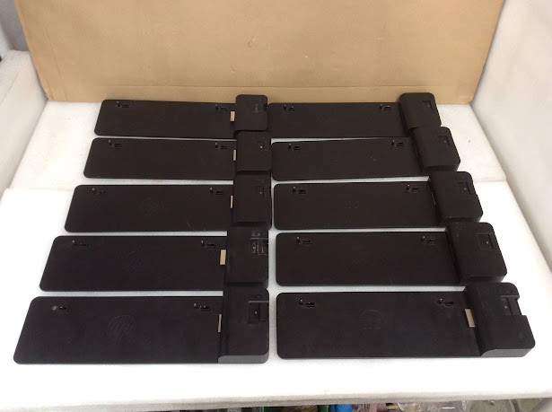 HP 2013 HSTNN-IX10 UltraSlim Docking Station (Lot of 10)