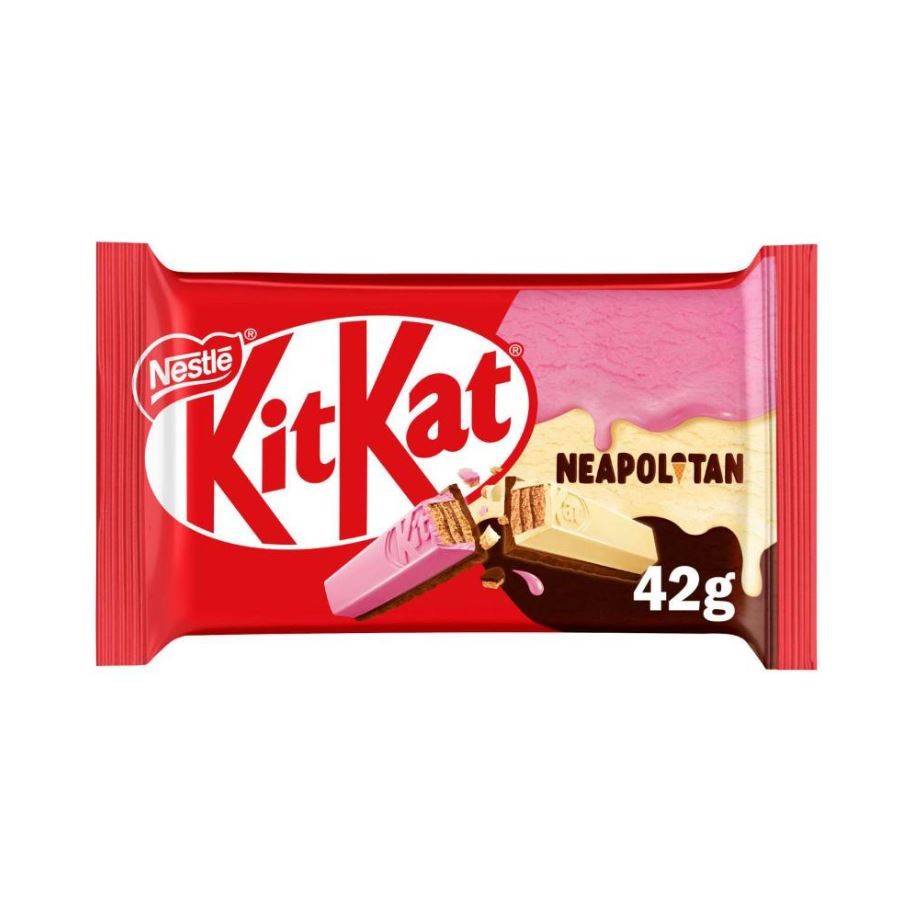 35 x KITKAT Neapolitan Chocolate Bars, 42g. Best Before: 03/2026. Buyers N