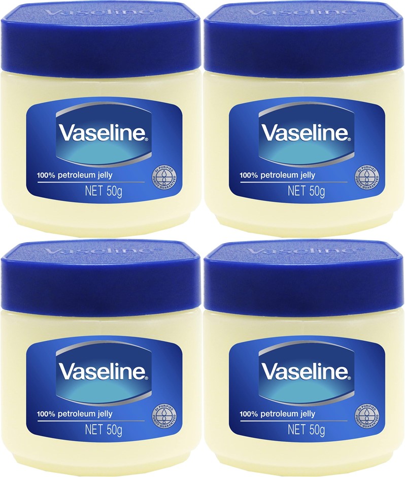 4 x Vaseline Petroleum Jelly Original, 50g