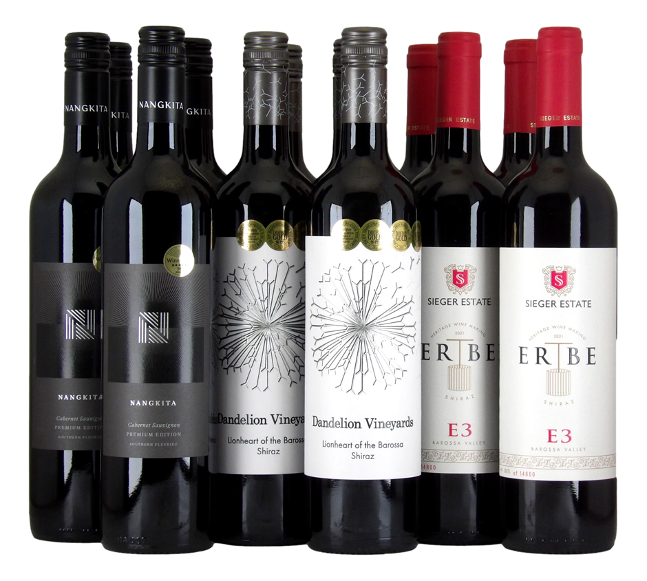 Mixed Premium Aussie Reds Pack #2 (12x 750mL)