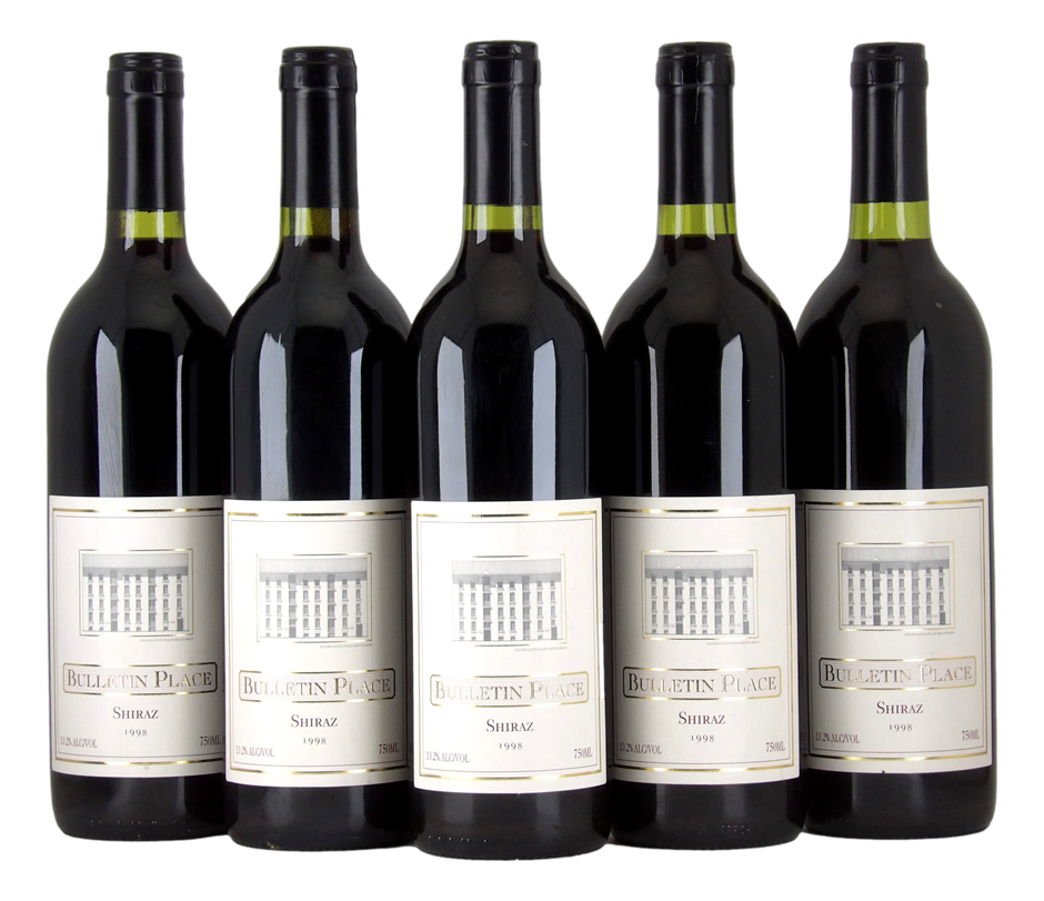 Bulletin Place Shiraz 1998 (5x 750mL),
