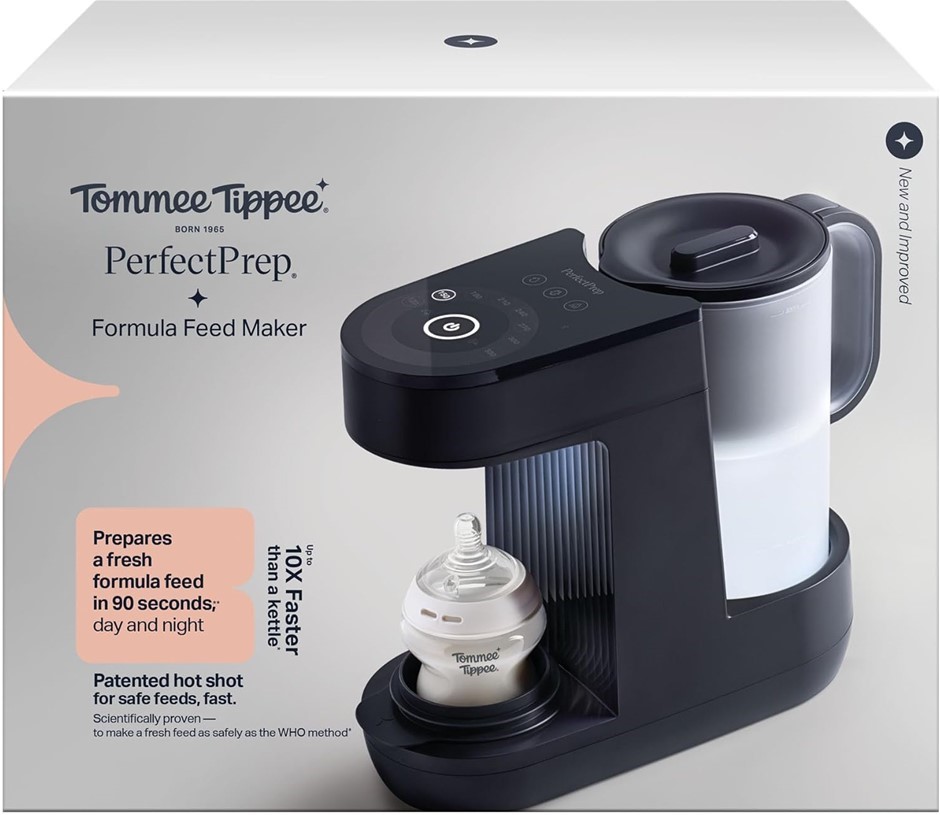 TOMMEE TIPPEEE Perfect Prep Machine, Baby Bottle Formula Feed Maker with An