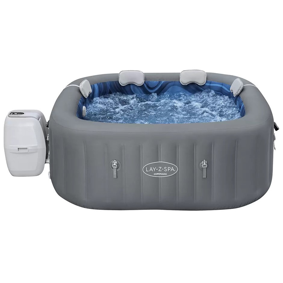 LAY Z Spa SaluSpa Coronado EnergySense Square Spa With Smart AirJet 6 Deep