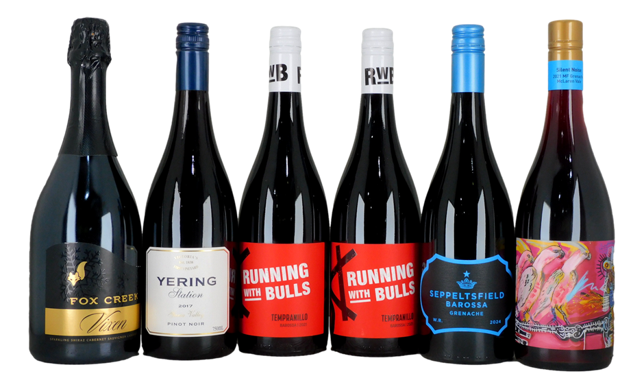 Pack of Assorted Red Wine (6x 750mL)