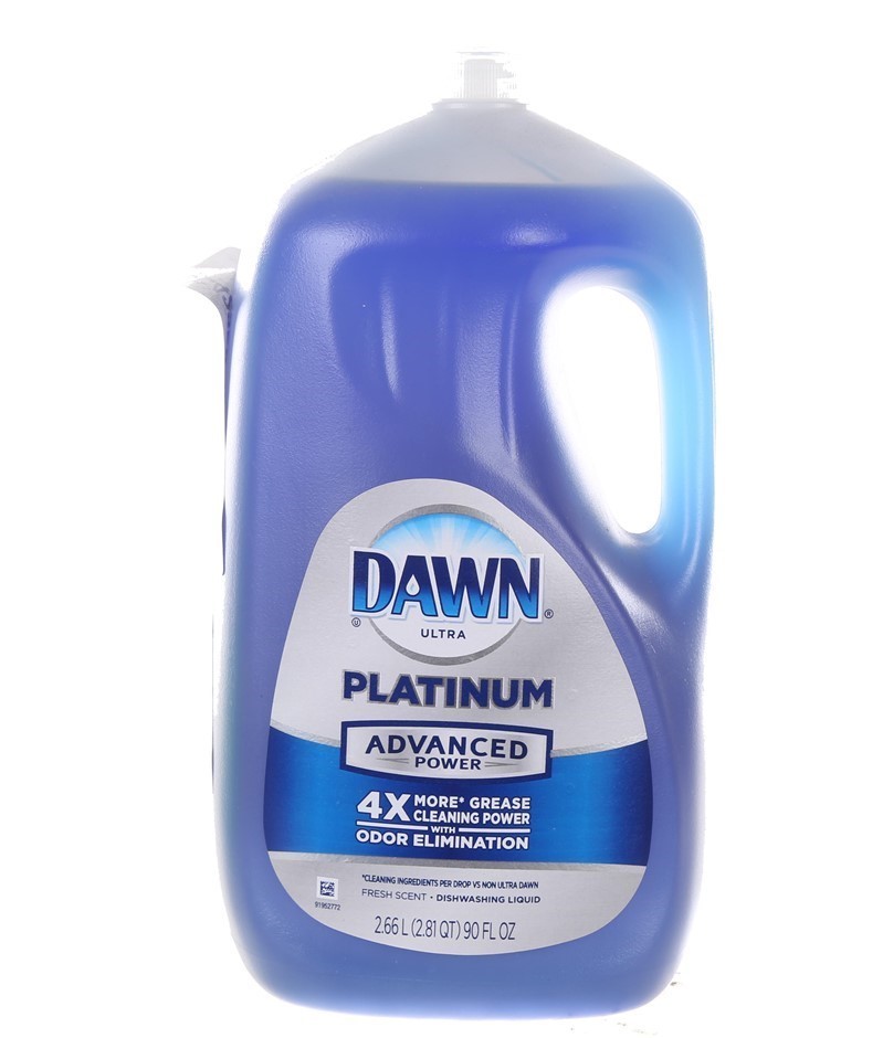 DAWN Ultra Platinum Advanced Power Dishwashing Liquid 2.66L NB: Missing cap